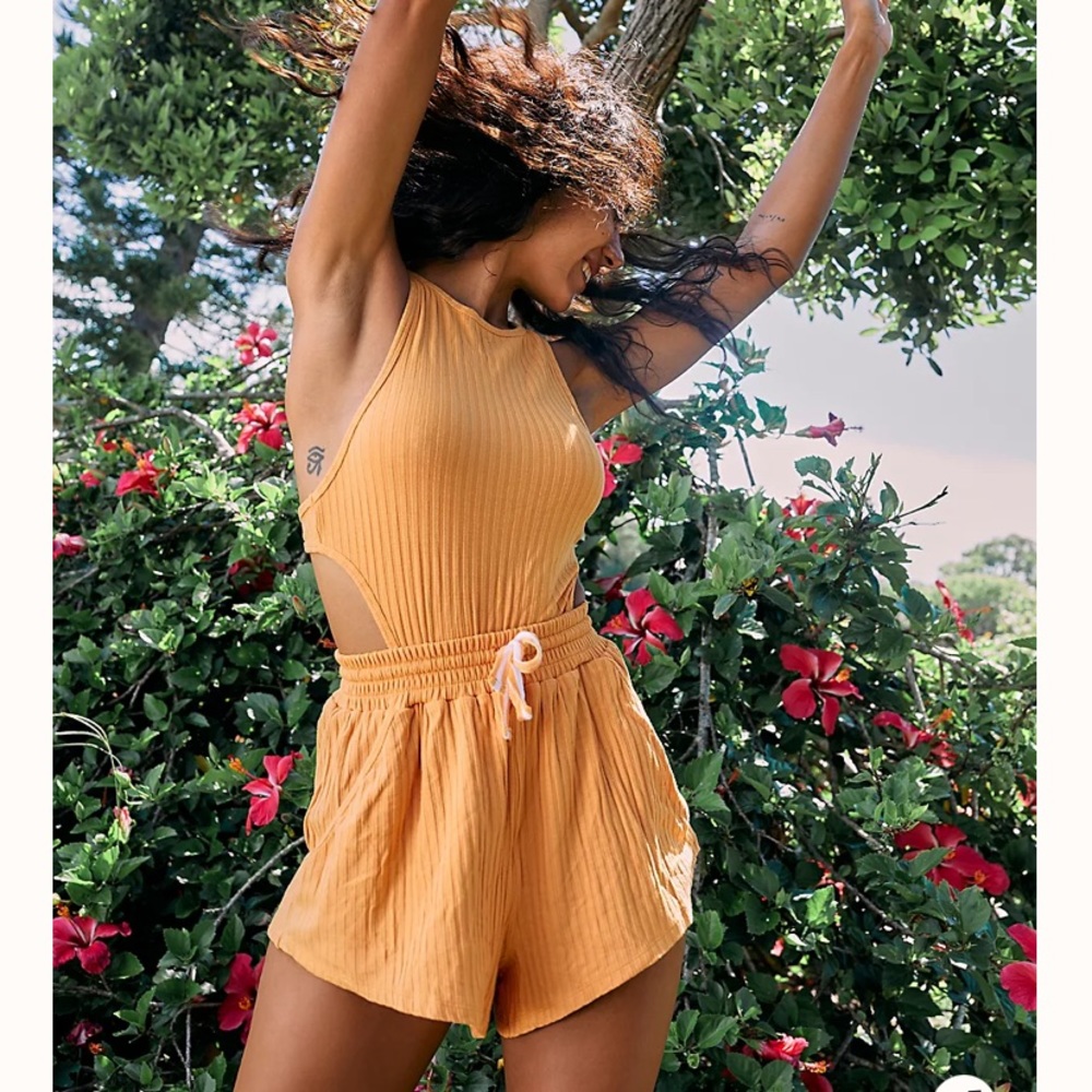 Free people blissed out romper